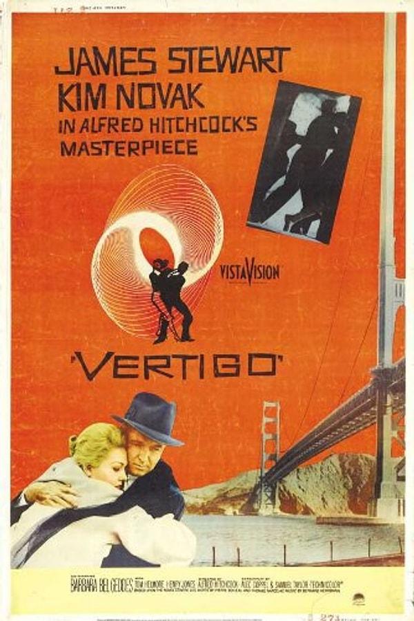 32. Vertigo (Ölüm Korkusu) 1958 - Alfred Hitchcock