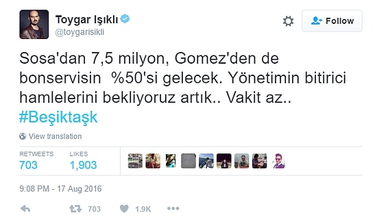 Beşiktaş Taraftarının Transfer Hasretini Gösteren 17 Paylaşım