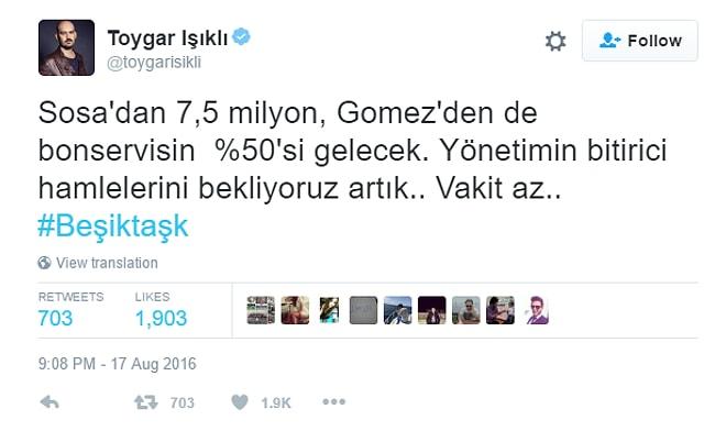 Beşiktaş Taraftarının Transfer Hasretini Gösteren 17 Paylaşım