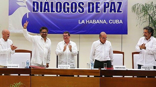 Hükümet ile FARC arasındaki barış müzakereleri, Kasım 2012'den bu yana yaklaşık 4 yıldır Küba'nın başkenti Havana'da devam ediyordu