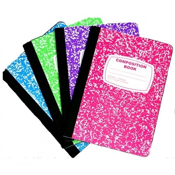 17. И, конечно же, разноцветные тетрадки - к их выбору подходили с особой тщательностью