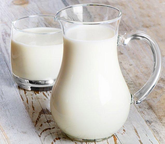 13. Süt, kalsiyum ve D vitamini kaynağı olduğu için tok tutarak açlık hissinizi bastıracaktır.