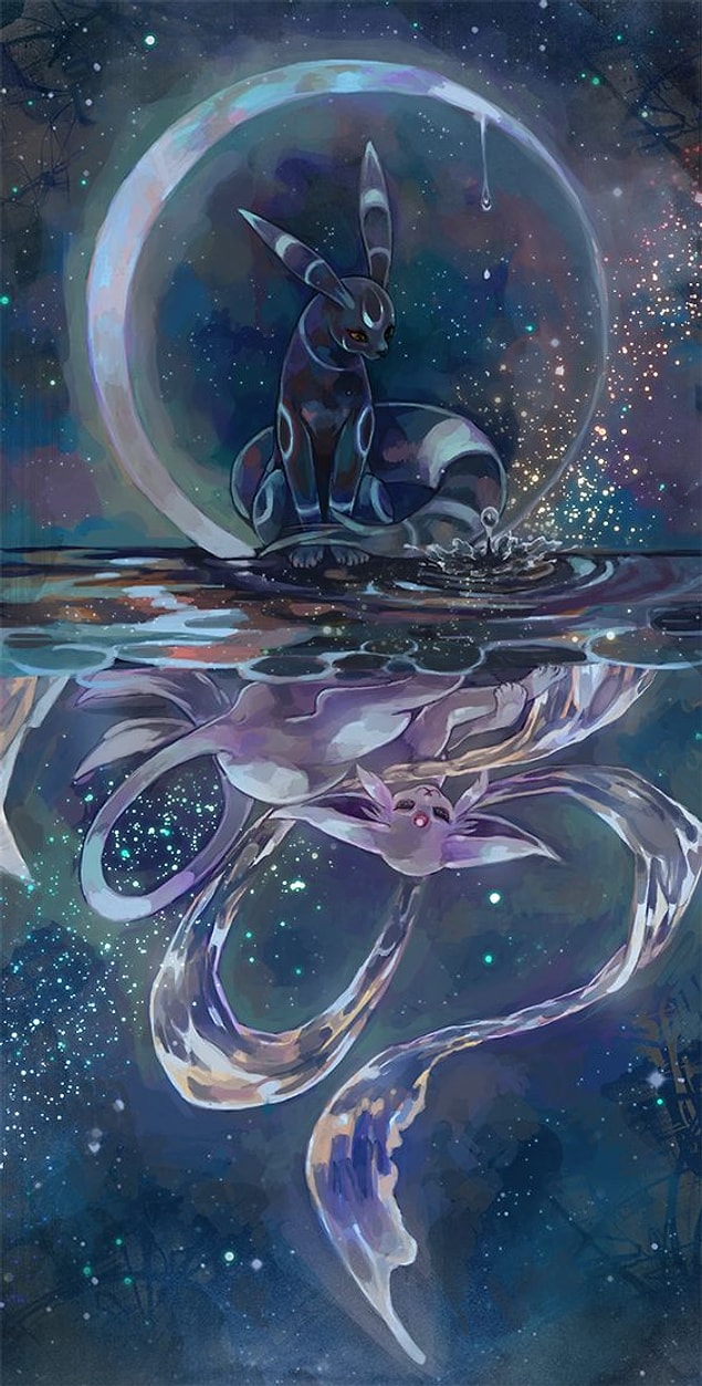 Umbreon and Espeon