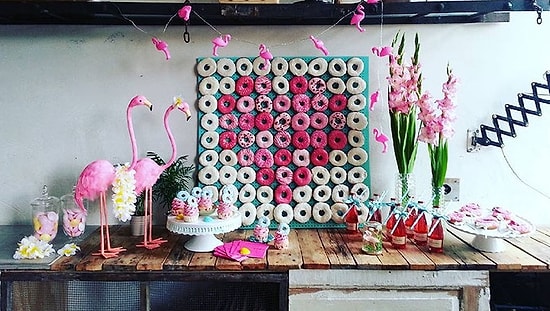 Пончиковые стены - новый улетный свадебный тренд