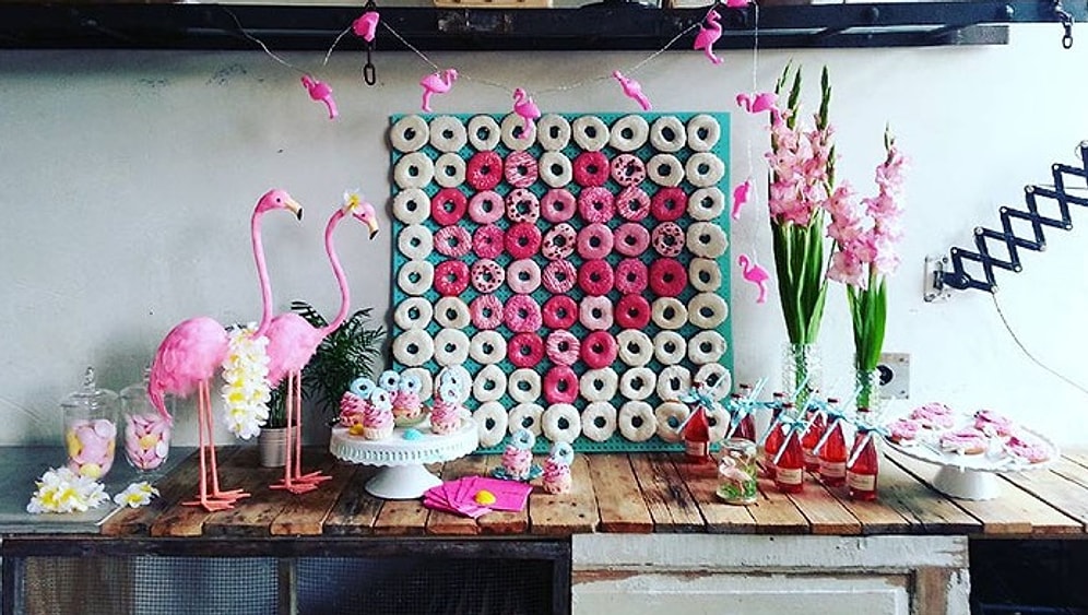 Пончиковые стены - новый улетный свадебный тренд