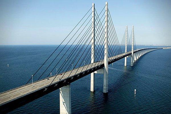 14. Oresund Köprüsü - Kopenhag/Malmö, Danimarka/İsveç