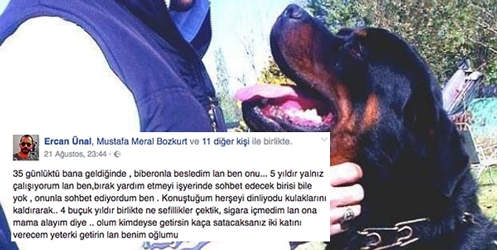 Köpeğini Değil, Dostu Pascal'ı Arayan Ercan Ünal Yaptığı Paylaşımla Yürekleri Burktu