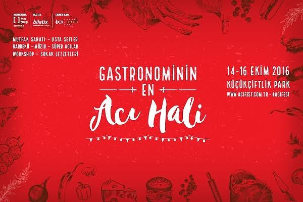 Acıfest, yani "Gastronominin En Acı Hali" 14-16 Ekim'de Küçükçiftlik Park'ta