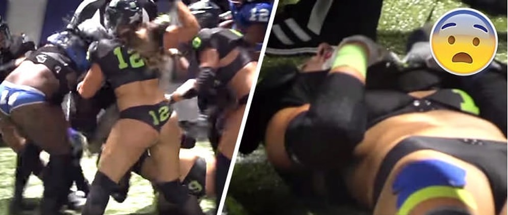 Kadınlar İç Çamaşırı Futbol Ligi'nde Meydana Gelen Saç Baş Yolmalı Kavga