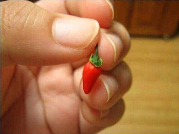 9. Dünyanın en küçük biberi.