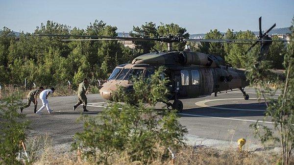 Şehit askerin cenazesi ile yaralanan 3 asker Türkiye'ye getirildi