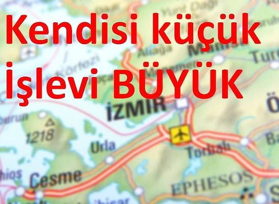 İzmir'in Kendisi Küçük İşlevi Büyük Nefis Mekanları