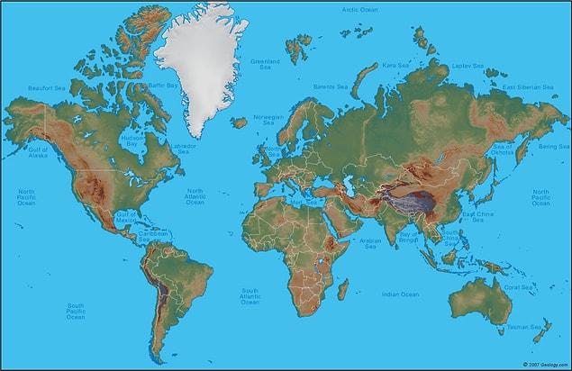 1. Asia covers 30% of all the land on earth and it has a population over 4 Billion. This makes Asia the greatest and most populated continent.