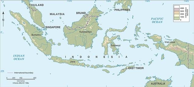 17. Indonesia is the largest country composed of islands. There are 17,508 islands around the country and 6,000 of these islands are inhabited by people.