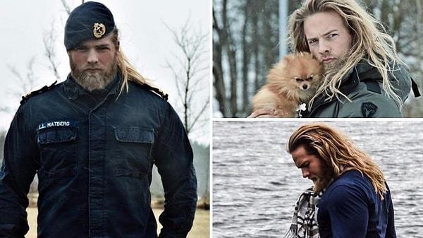 Bütün bunların üzerine Viking soyundan gelen yakışıklı erkekleri,