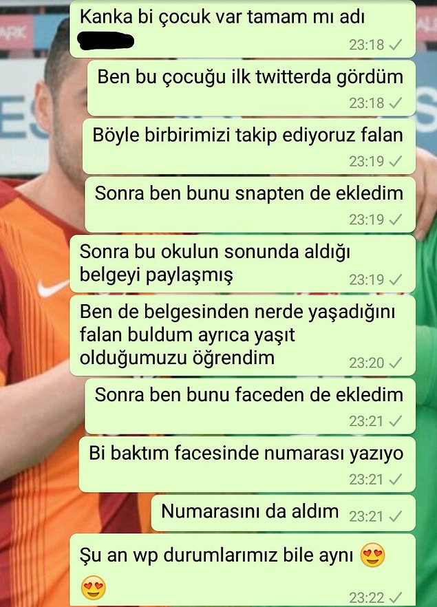 15. "Biraz psikopatım ama olsun 😍"