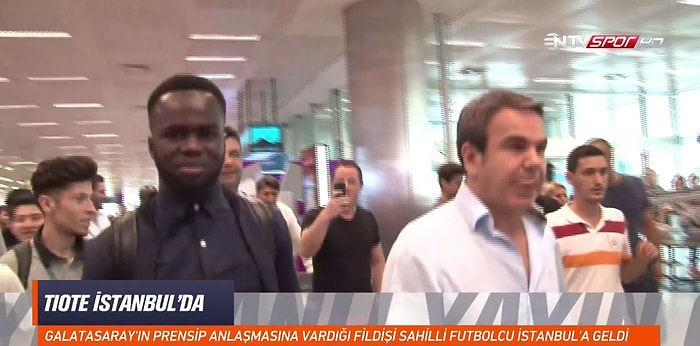 Cheick Tiote, Galatasaray İçin İstanbul'a Geldi