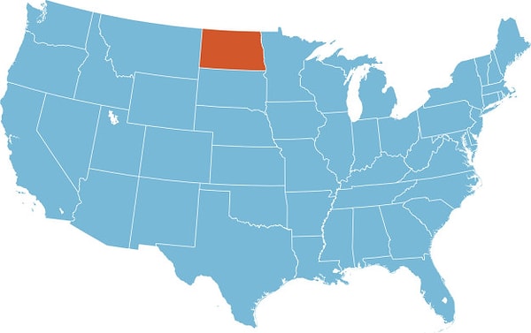 19. В Северной Дакоте немецкий является самым распространенным языком после английского