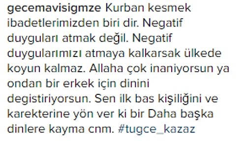 Bu yazıya itiraz edenler de bir hayli fazlaydı.