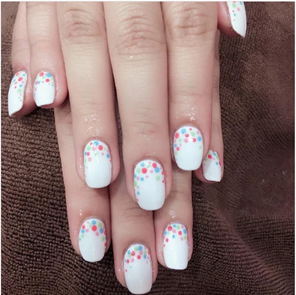 4. В горошек