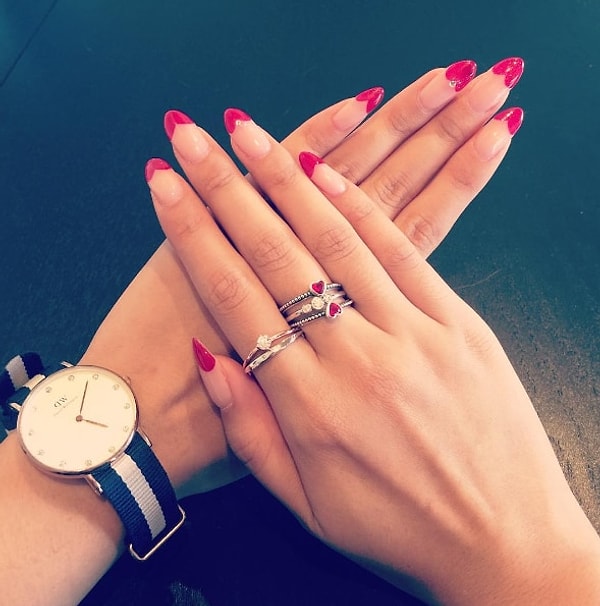 11. Сердечки на кончиках