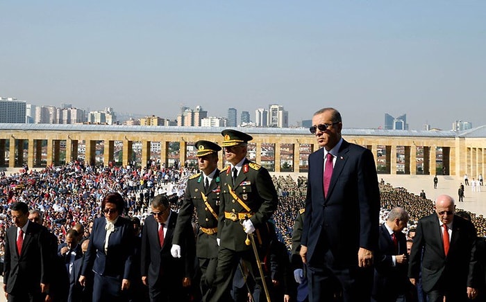 Devlet Erkânından Anıtkabir'e Ziyaret