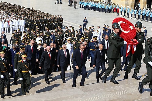 Devlet Erkânından Anıtkabir'e Ziyaret