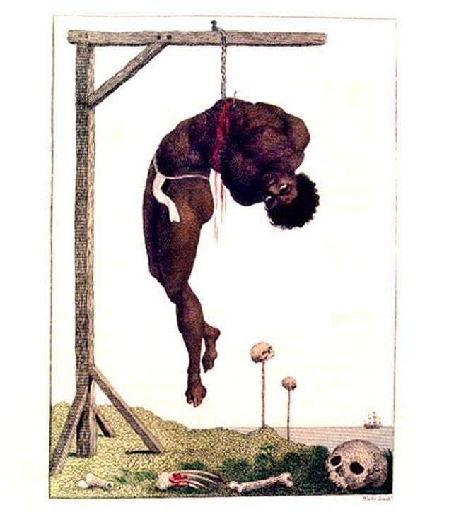 34. "A Negro Hung Alive by the Ribs to a Gallow," William Blake