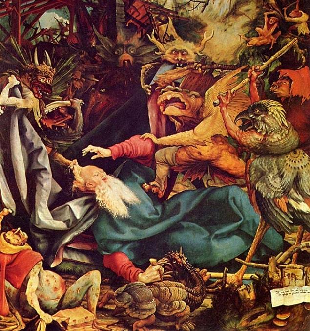 19. "The Temptation of Saint Anthony," Matthias Grunewald