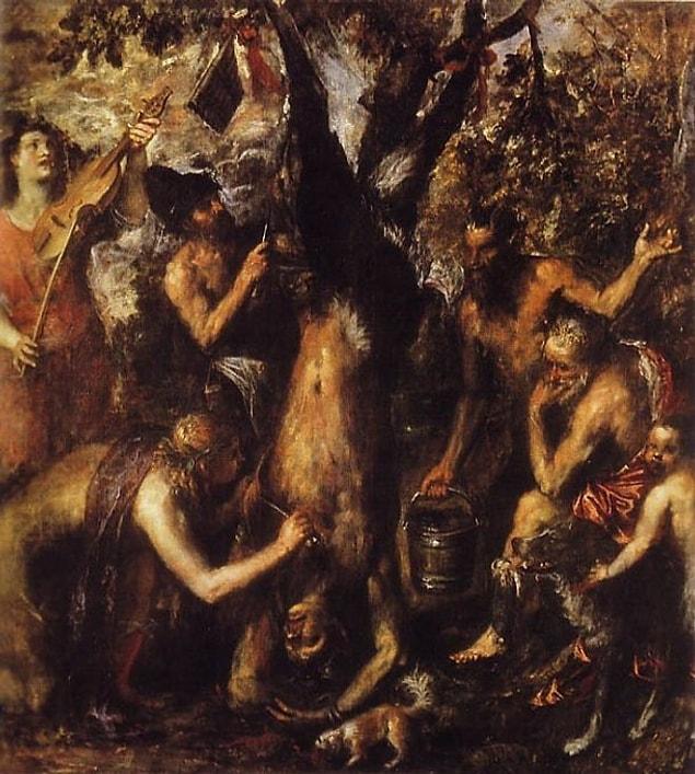 17. "The Flaying of Marsyas," Titian