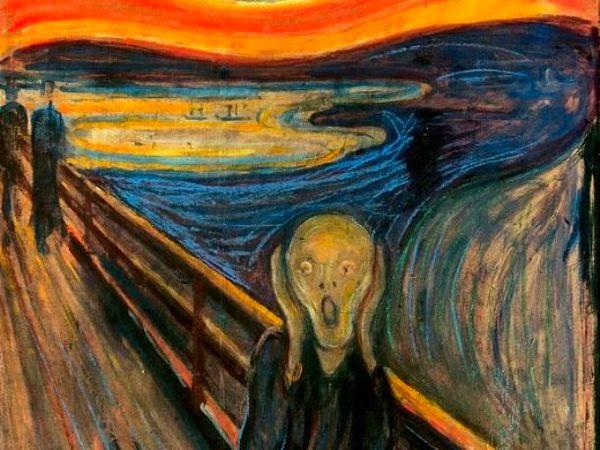 15. "The Scream," Edvard Munch