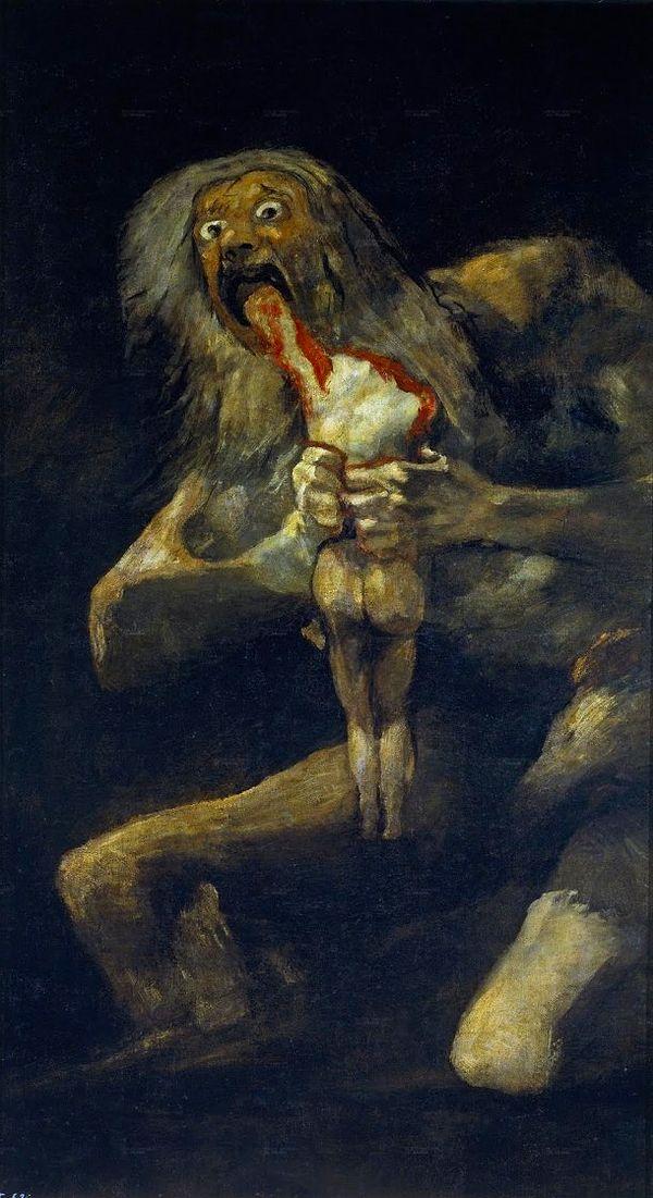 14. "Saturn Devouring His Son," Francisco Goya