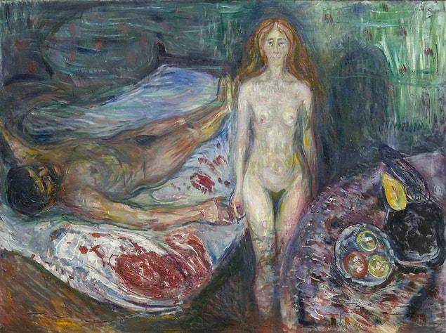 3. "The Death of Marat," Edvard Munch