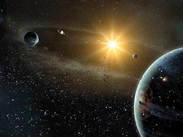 17. Ve milyonlarca yıldır bizlere ev sahipliği yapan Güneş Sistemi, henüz 4.54 milyar yaşında bir çocuktur...