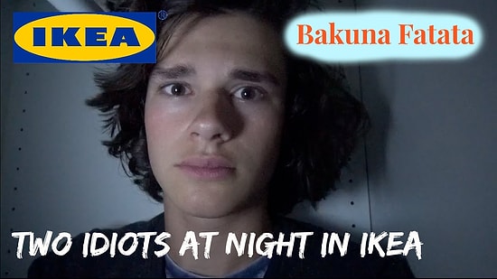 Двое парней провели ночь в IKEA