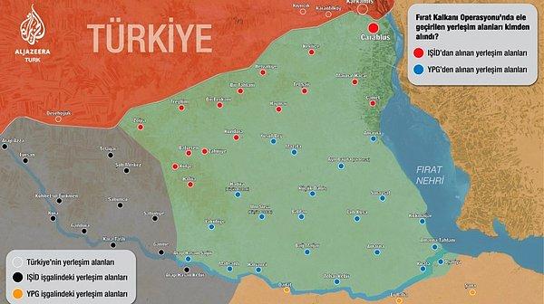 Cerablus'ta YPG'den alınan köyler
