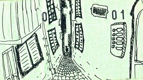1. Узкие улицы города Салерно.