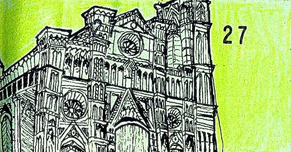 9. "Каждая улица Флоренции полна шедеврами искусства. Было бы странно, если бы я не нарисовал хотя бы один из них".