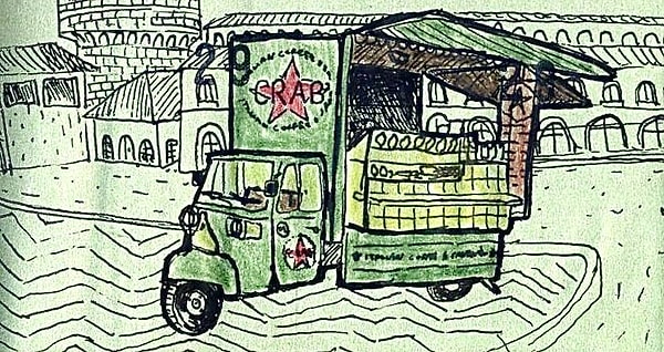 10. Авто с сэндвичами.
