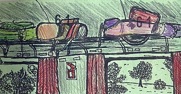 26. "В поезде на Будапешт все были с рюкзаками. Как одна большая семья".