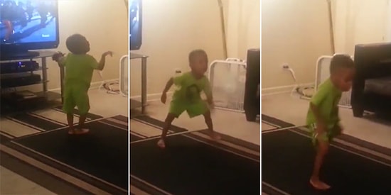 Michael Jackson'ın Thriller Dansını Baştan Sona Birebir Yapan Minik Dansçı