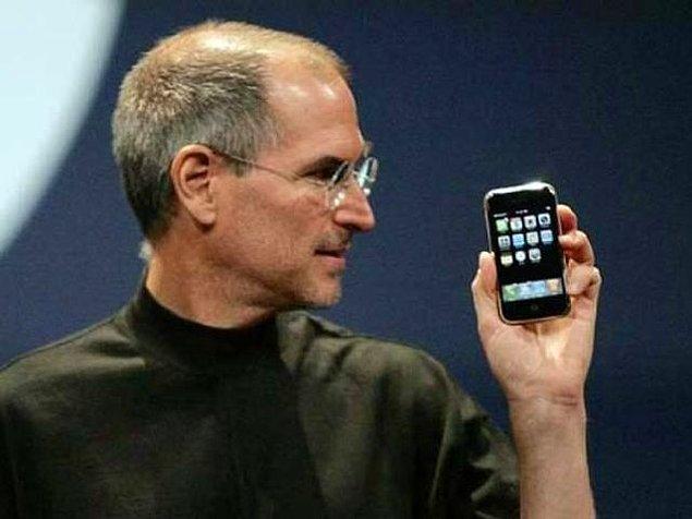 9. Cep telefonu dünyasını kökünden değiştiren iPhone'un birincisi ne zaman ortaya çıktı?