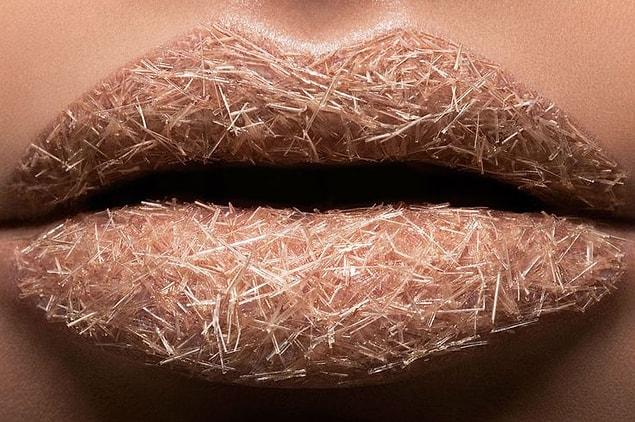 1. Lips are 100 times more sensitive than your finger tips.
