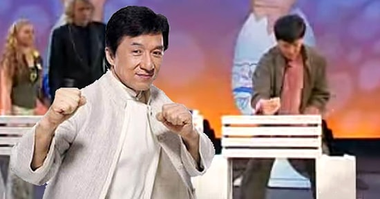 Avucunda Yumurta Tutarak 12 Çimento Blok Kıran Jackie Chan