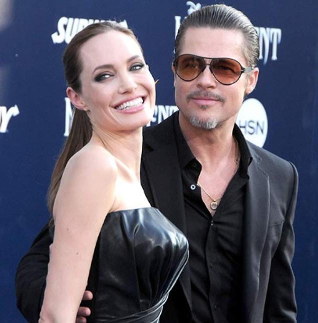 9. She never admitted to her relationship with Brad Pitt until February 2006, when she announced that she was pregnant with his child.