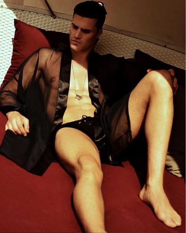 "In the past, men wouldn't talk about what they wore, it's not like that anymore. There are men who are in peace with their feminine side and who want to wear nice things" adds the designer.
