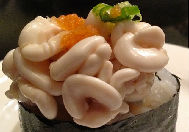 10. Does anybody wanna eat the sperm sac of ringa fish?