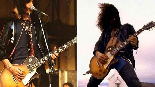 13. Ünlü gitarist Slash'in November Rain klibinde kullandığı gitar, Aerosmith'in gitaristi Joe Perry'nin 70'lerde kullanıp sattığı gitarmış. Perry gitarı geri almak istemiş, fakat Slash satmaya yanaşmamış. Onun yerine 50. doğum gününde Perry'ye hediye etmiş.