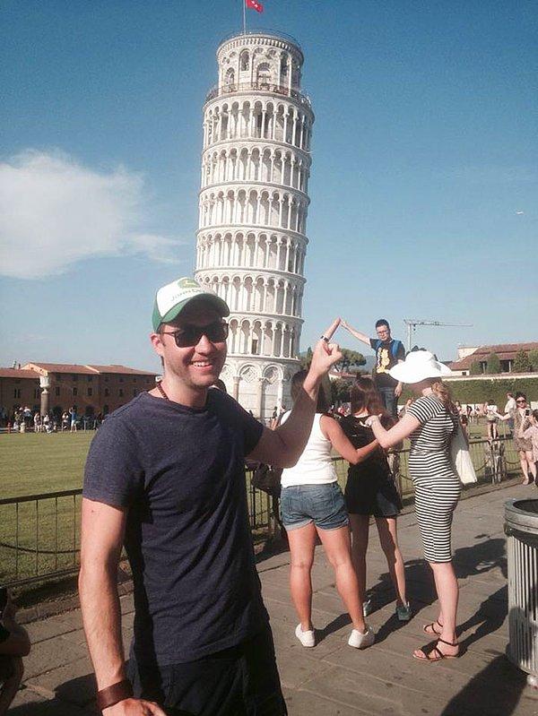 Pisa Kulesi'nin eğriliğinin muhteşem bir görüntü oluşturduğuna şüphe yok.