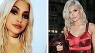 Ablası Kim Kardashian'ın İzinde: Kylie Jenner Saçlarını Platin Sarısına Boyattı